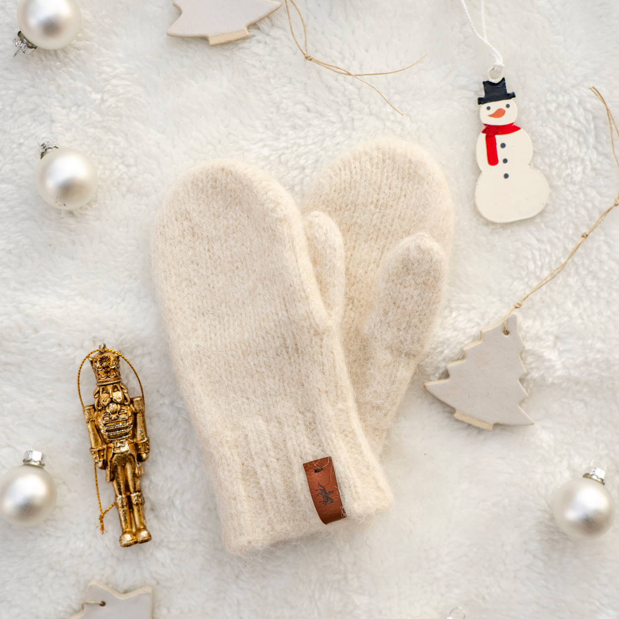 Alpaka Kinder Fäustlinge